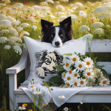 Stickdatei Applikation Australian Shepherd "Bruno"- realistisch - FÜR HELLE & DUNKLE STOFFE