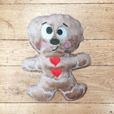 Stickdatei Lebkuchenmann In the Hoop Weihnachten Kuscheltier Set 25115