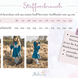 Schnittmuster Sweatkleid Tina Gr. 86-140 - Sewando