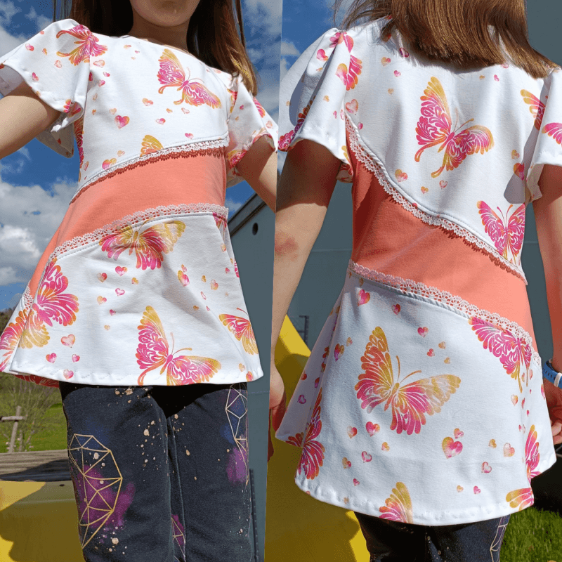 Schnittmuster Kleid Angel Gr. 80 bis 152 - Sewando