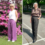 Schnittmuster Hose ALICIA | weite Hose mit Falten und Taschen | Gr. 34–48 (PDF)
