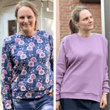 Schnittmuster Pullover PAULA - klassisch mit Rundhalsausschnitt | Gr. 34-48 (PDF) - Sewando