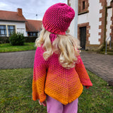 Häkelanleitung für Poncho+Mütze ,,Warmer Winter" jede Größe, jedes Garn