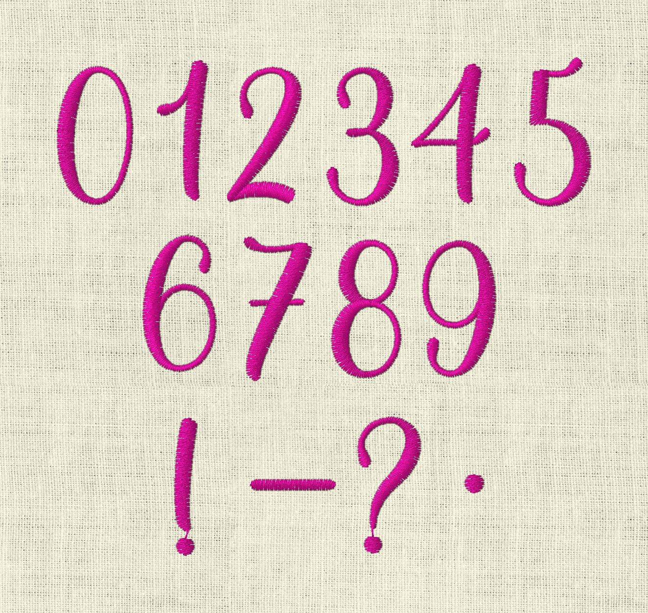 Stickdatei Schrift mit Herzen In Love ca. 25mm Set 641 - Sewando