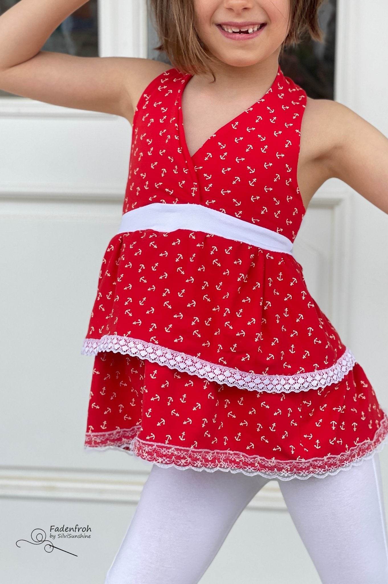 Schnittmuster Ariella MermaidDress Gr. 80 bis 152 - Sewando