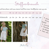 Schnittmuster Kleid Jana MiniMe Gr. 86-140 - Sewando