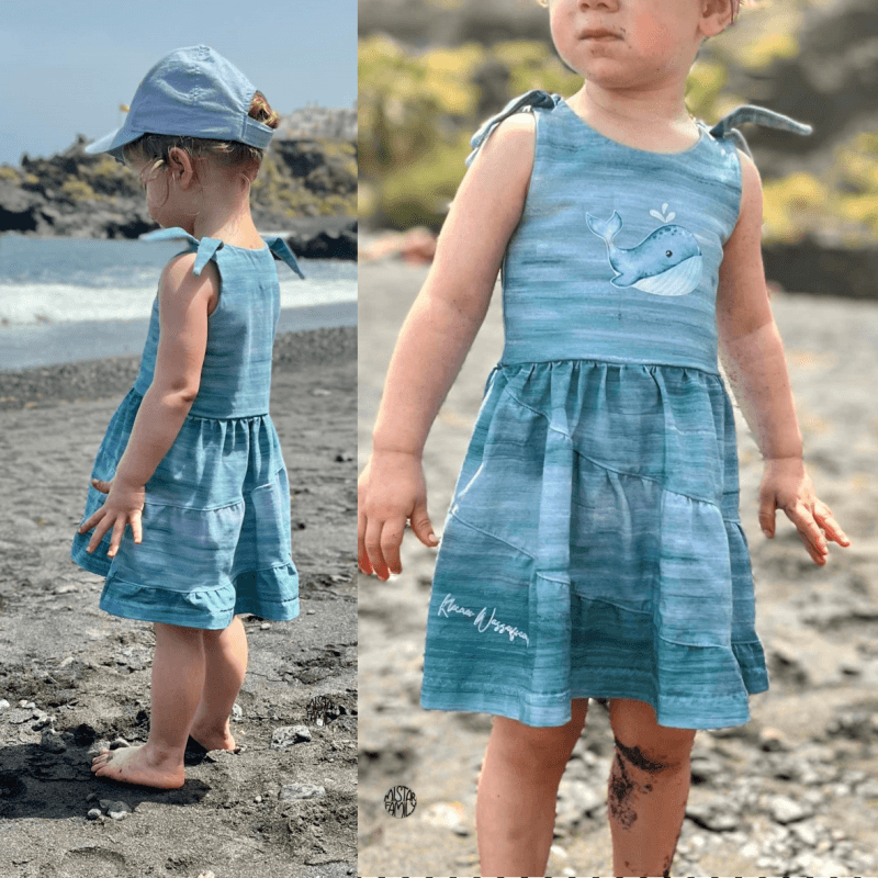 Schnittmuster Kleid Alilly Gr. 80 bis 152 - Sewando