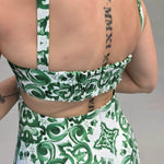 Sommerkleid mit Tunnelzug und Kellerfalten, luftiges Damenkleid mit Taschen, Trägern und gesmoktem Rücken - Sewando