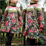 Schnittmuster Himbeerschnee Kuschelkleid Gr. 74 bis 164