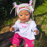 Stickdatei Puppenkleidung für Baby Puppe ca. 43cm Set 2550 - Sewando