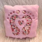 Stickdatei Babyfüsse 2 negative Applikation Set 2548 - Sewando