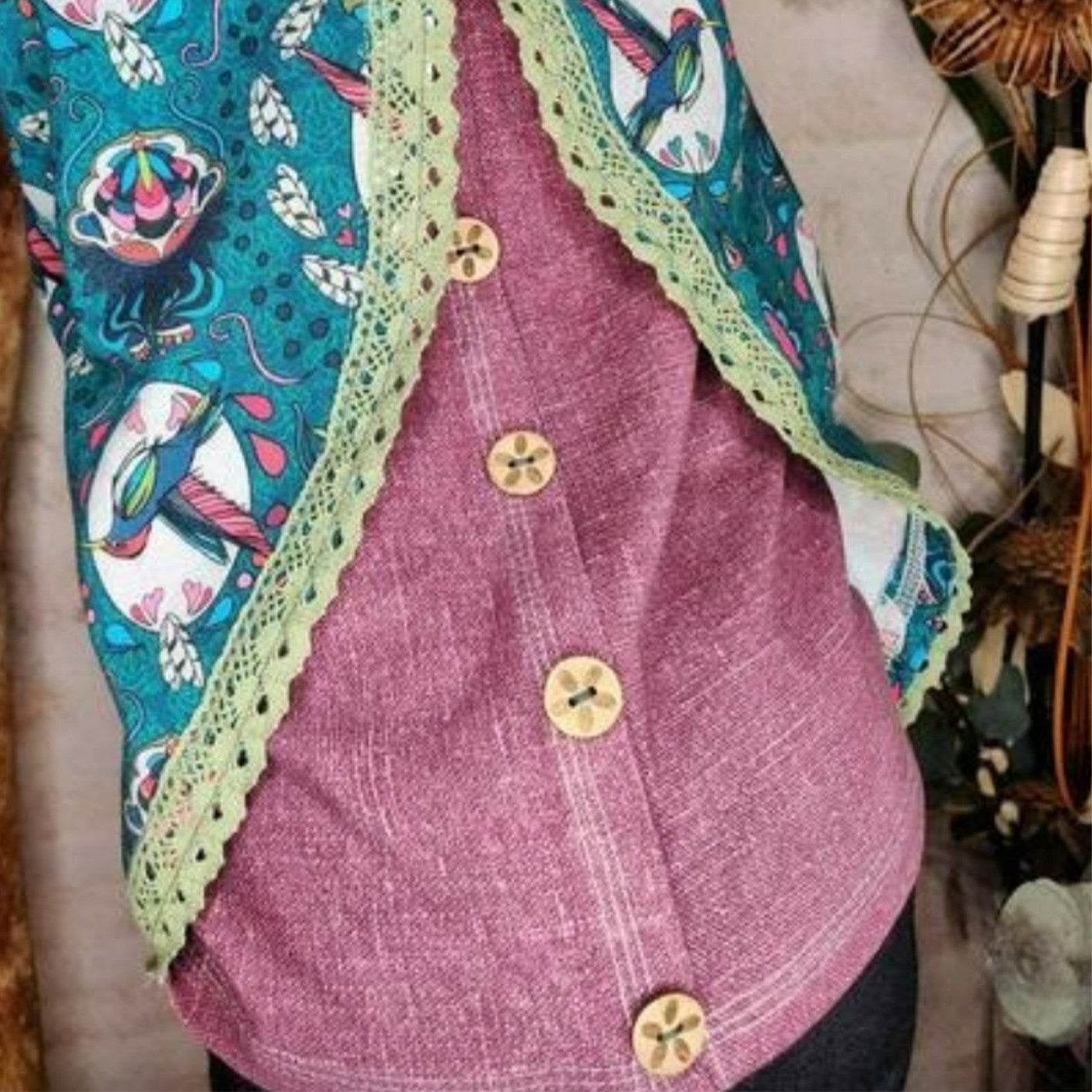 Schnittmuster New Raglan Girl A0/A4 Gr. 74 bis 146 - Sewando