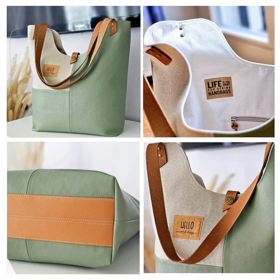 ohNelli Mini & Midi & Big * Taschen - Schnittmuster - Kombi-eBook * Shopper in 3 Größen - Sewando
