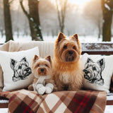 Stickdatei Cairn Terrier "Cully" - realistisch - FÜR HELLE STOFFE