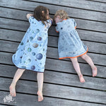 Schnittmuster Main SummerDress halblanges &/ langes Sommerkleid - Gr. 80-164 - Sewando