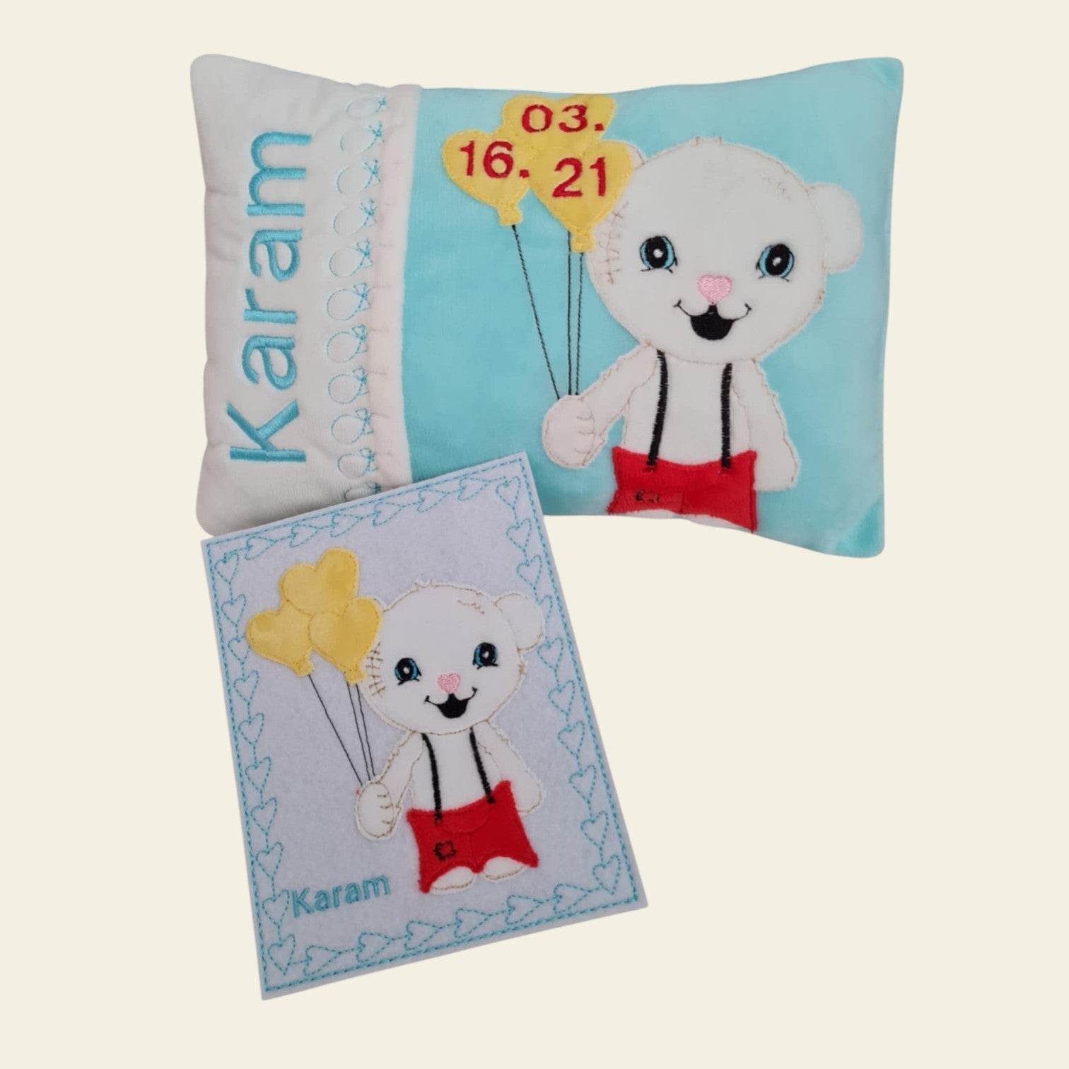 Stickdatei Teddy Boy Doodle Applikation Set 864 - Sewando