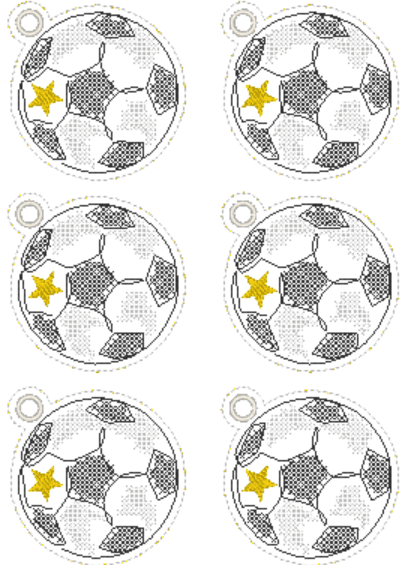 Stickdatei - Fußballparty Set - Sewando