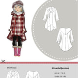 Schnittmuster Kinder Mantel Jensine "minni" Gr. 80-140