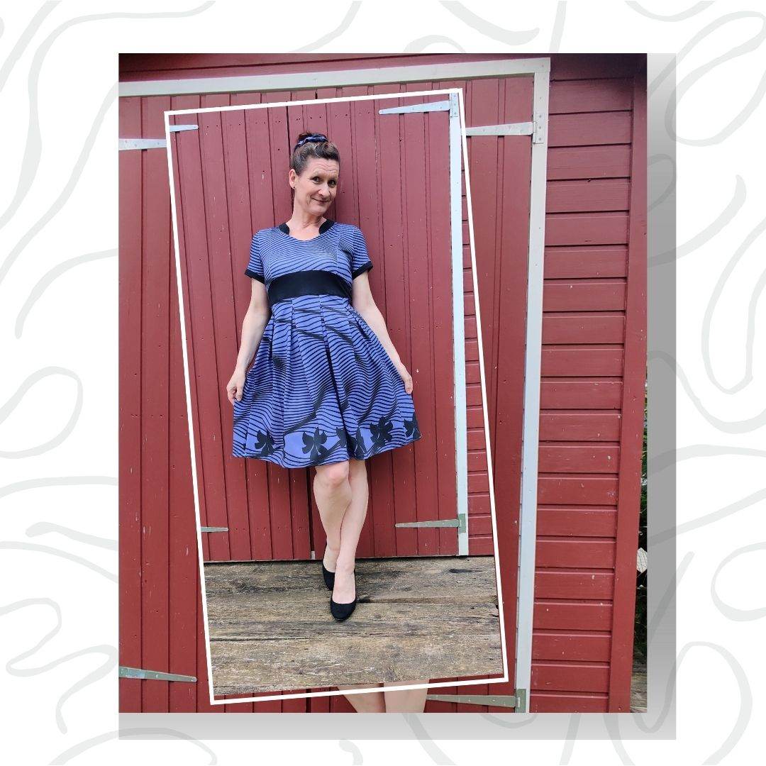 NÉA - DAMENKLEID - 2 STYLES - EBOOK - 32-46 Schnittmuster - Sewando