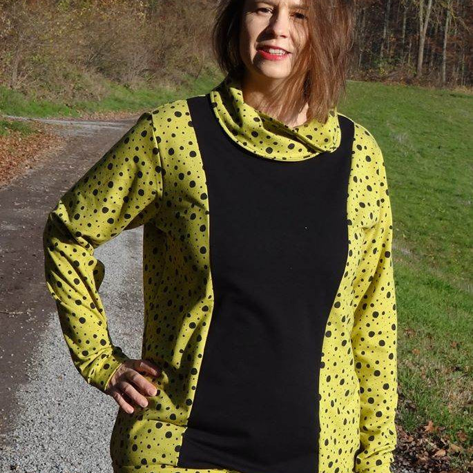 Hoodie Theda - Gr 32-64 - Schnittmuster und Nähanleitung - Sewando