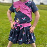 Schnittmuster Shirt für Mädchen Fran Gr. 74-164