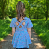 Schnittmuster *Little Sweet Heart Dress* #Herzkleid #Drehkleid #Herz-Rücken Gr. 74-176