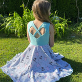 Schnittmuster *Little Sweet Heart Dress* #Herzkleid #Drehkleid #Herz-Rücken Gr. 74-176