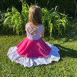 Schnittmuster *Little Sweet Heart Dress* #Herzkleid #Drehkleid #Herz-Rücken Gr. 74-176