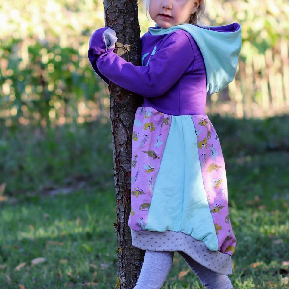 Schnittmuster Herbstzauber Kleid/ Tunika/ Schößchenshirt Größe 56-164 - Sewando