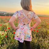 Schnittmuster *Little Sweet Heart Dress* #Herzkleid #Drehkleid #Herz-Rücken Gr. 74-176