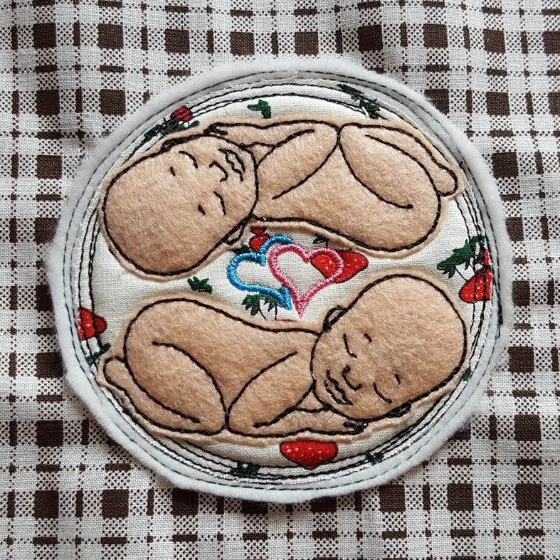 Stickdatei - Sternzeichen (Doodle-Applikation) 10x10 cm - Sewando