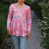 Schnittmuster *Little Sweet Heart Dress* #Herzkleid #Drehkleid #Herz-Rücken Gr. 74-176