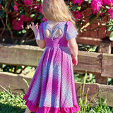 Schnittmuster *Little Sweet Heart Dress* #Herzkleid #Drehkleid #Herz-Rücken Gr. 74-176