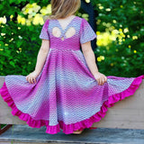 Schnittmuster *Little Sweet Heart Dress* #Herzkleid #Drehkleid #Herz-Rücken Gr. 74-176