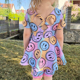 Schnittmuster *Little Sweet Heart Dress* #Herzkleid #Drehkleid #Herz-Rücken Gr. 74-176