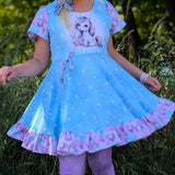 Schnittmuster *Little Sweet Heart Dress* #Herzkleid #Drehkleid #Herz-Rücken Gr. 74-176
