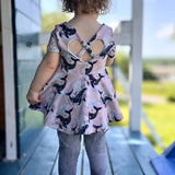 Schnittmuster *Little Sweet Heart Dress* #Herzkleid #Drehkleid #Herz-Rücken Gr. 74-176