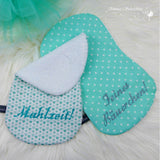 Stickdatei Spucktuch Baby ITH ab 18x30 - Sewando