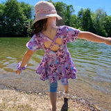 Schnittmuster *Little Sweet Heart Dress* #Herzkleid #Drehkleid #Herz-Rücken Gr. 74-176