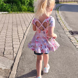 Schnittmuster *Little Sweet Heart Dress* #Herzkleid #Drehkleid #Herz-Rücken Gr. 74-176