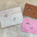 Stickdatei Mug Rug Mauspad Katze und Maus Set 711 - Sewando