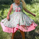 Schnittmuster *Little Sweet Heart Dress* #Herzkleid #Drehkleid #Herz-Rücken Gr. 74-176