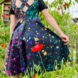 Schnittmuster *Little Sweet Heart Dress* #Herzkleid #Drehkleid #Herz-Rücken Gr. 74-176