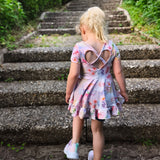 Schnittmuster *Little Sweet Heart Dress* #Herzkleid #Drehkleid #Herz-Rücken Gr. 74-176
