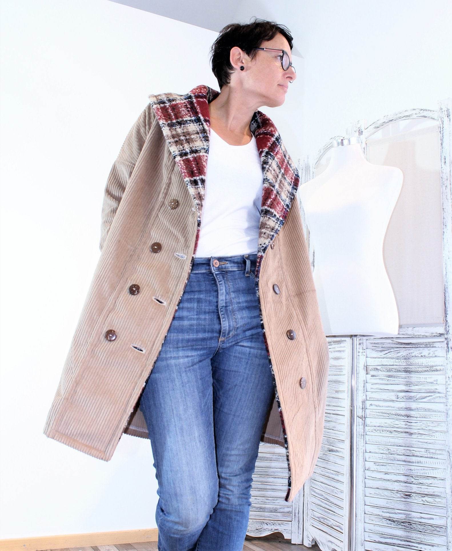 Schnittmuster Mantel/ Jacke PADUA XS-XXL : - Sewando