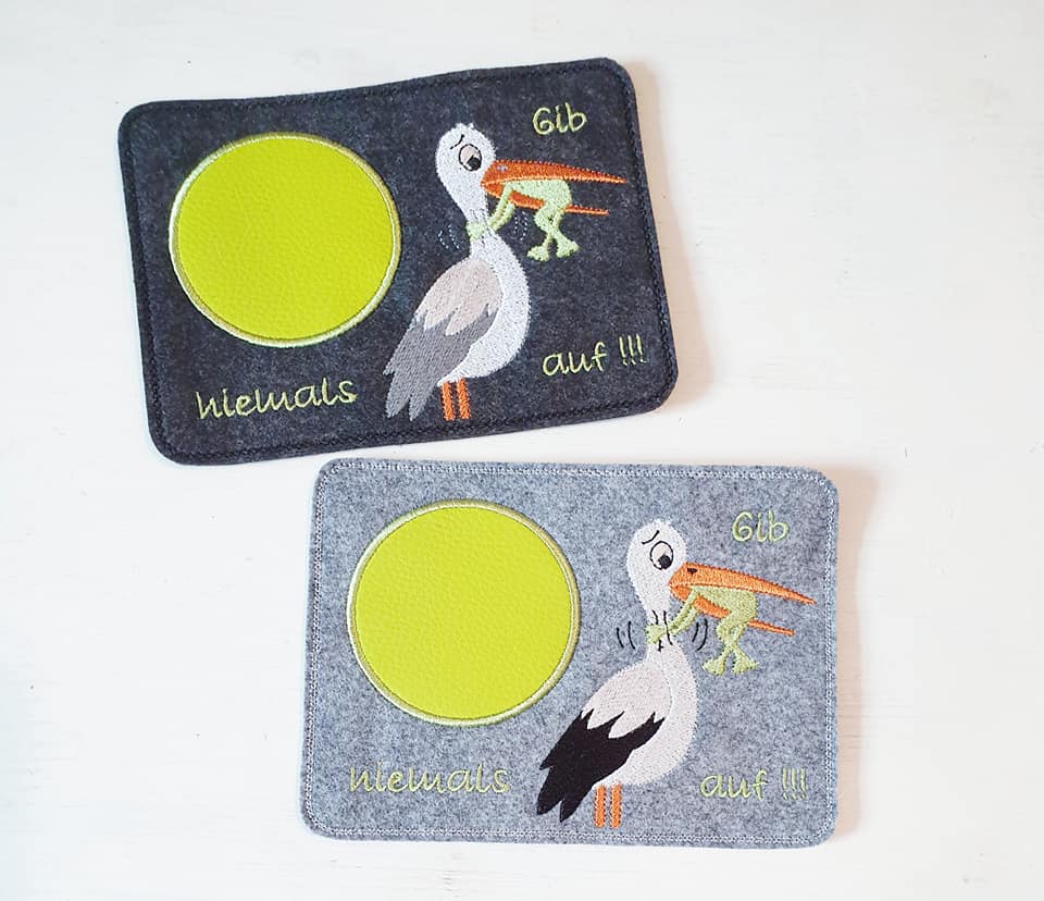 Stickdatei Set "Gib niemals auf" - Sewando