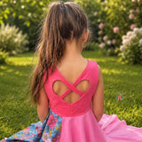Schnittmuster *Little Sweet Heart Dress* #Herzkleid #Drehkleid #Herz-Rücken Gr. 74-176