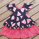 Schnittmuster *Little Sweet Heart Dress* #Herzkleid #Drehkleid #Herz-Rücken Gr. 74-176