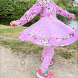 Schnittmuster *Little Sweet Heart Dress* #Herzkleid #Drehkleid #Herz-Rücken Gr. 74-176