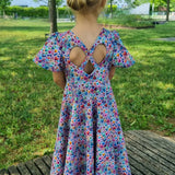 Schnittmuster *Little Sweet Heart Dress* #Herzkleid #Drehkleid #Herz-Rücken Gr. 74-176